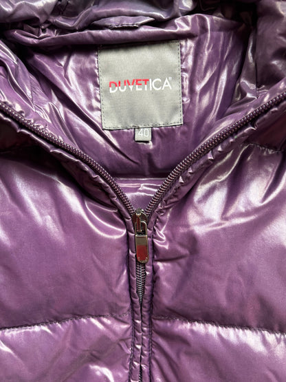 DUVETICA PURPLE WOMEN PUFFER JACKET (M)