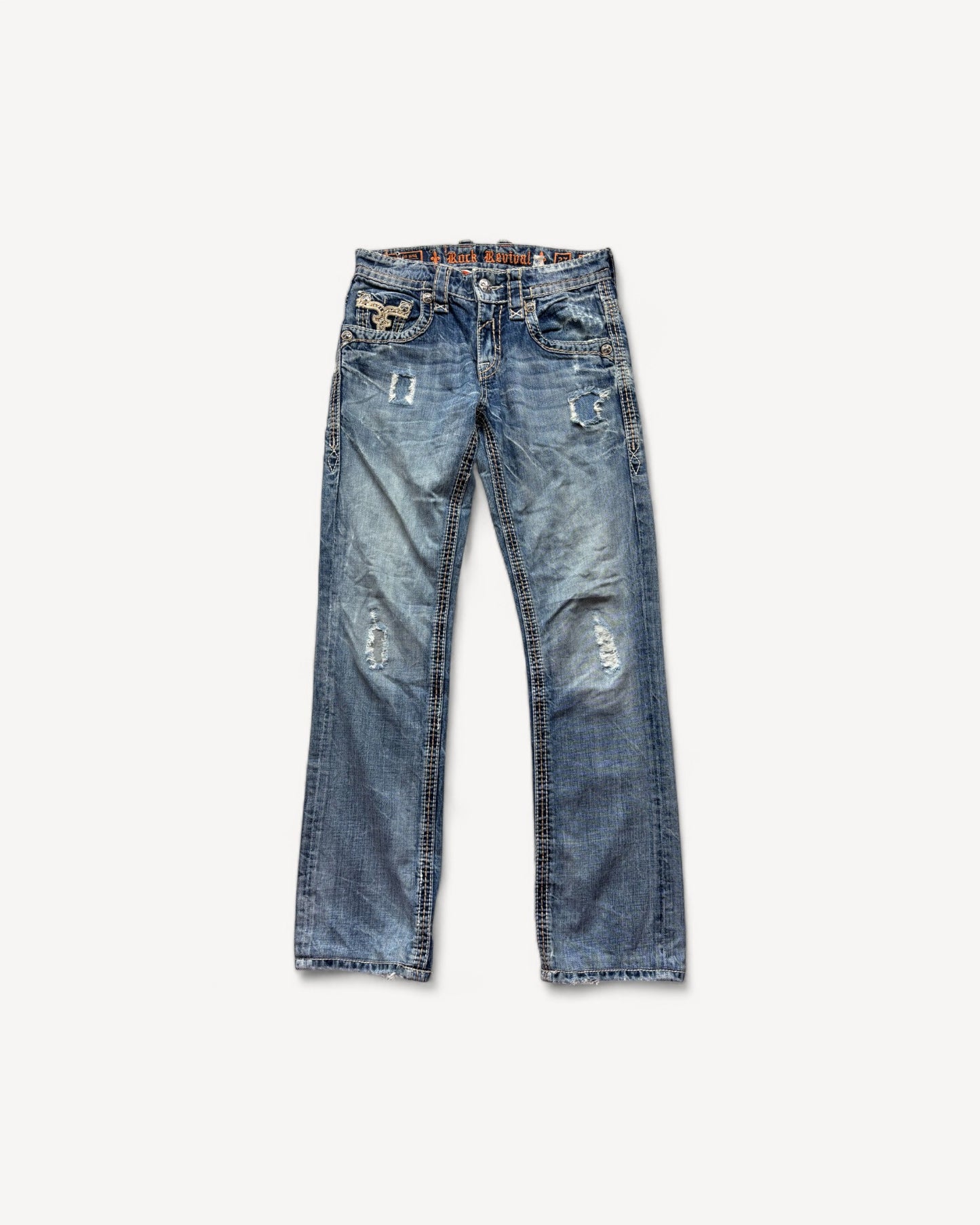 ROCK REVIVAL JEANS W27 L32 #RR2