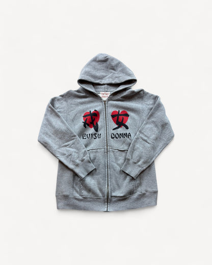 EVISU DONNA ZIP UP HOODIE (S)