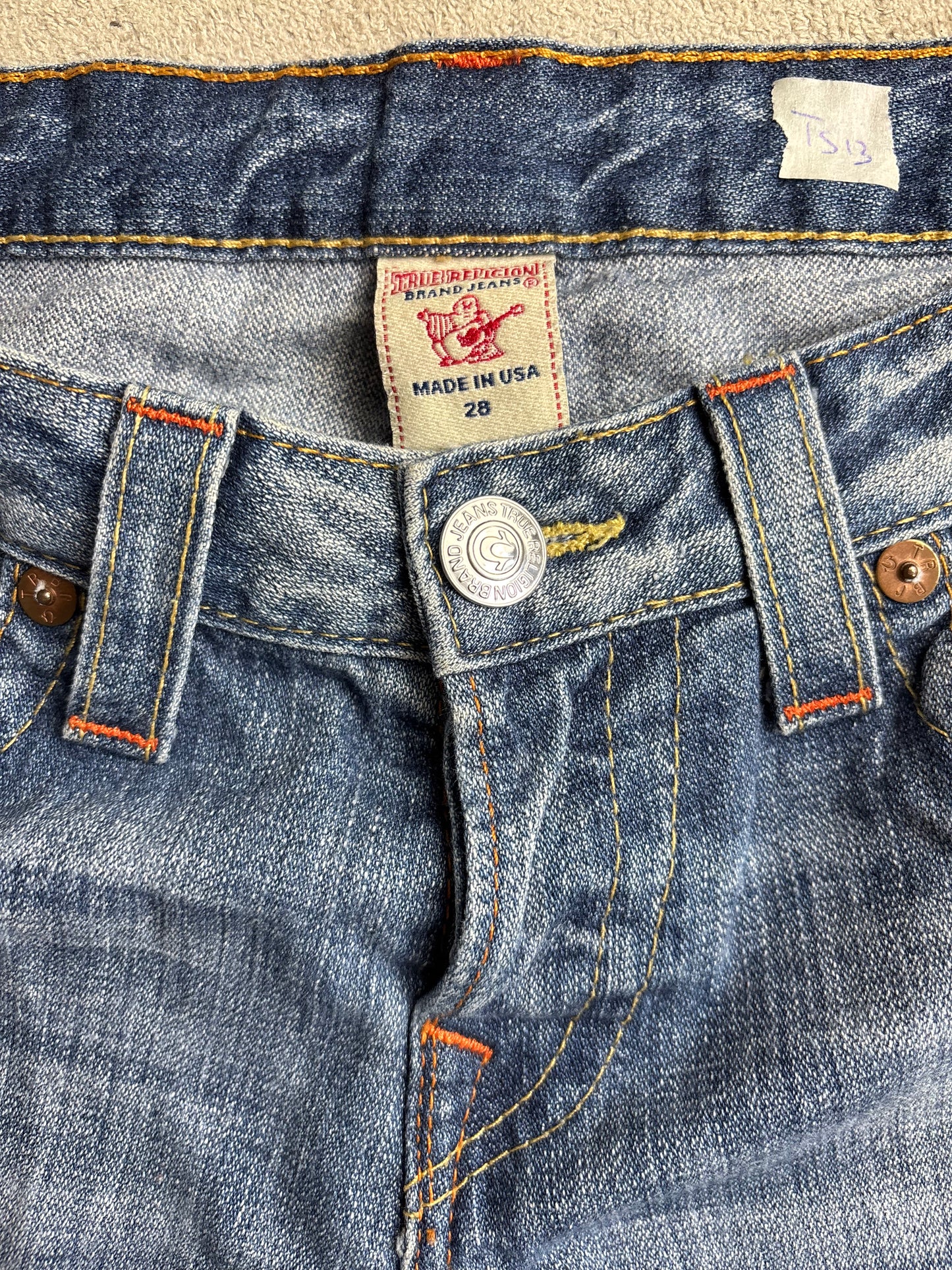 TRUE RELIGION HOT PANT W28 #S13