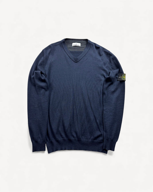 STONE ISLAND NAVY KNIT (L)
