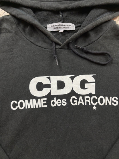 CDG BLACK HOODIE (L)