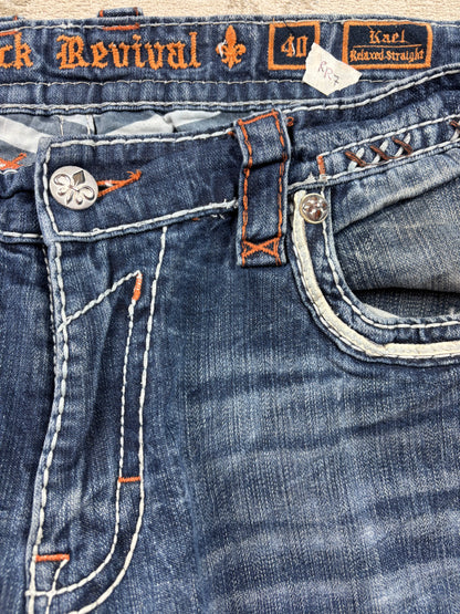 ROCK REVIVAL JEANS W40 L32 #RR7