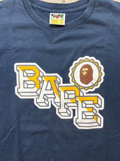 BAPE NAVY T-SHIRT (L)