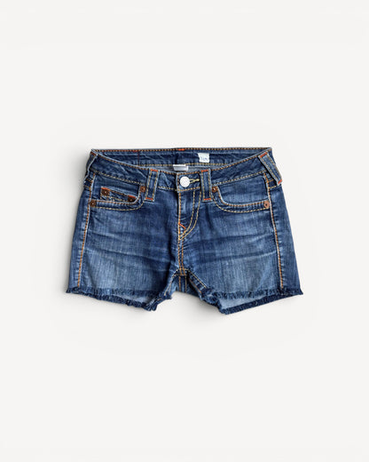 TRUE RELIGION HOT PANT W26 #S9