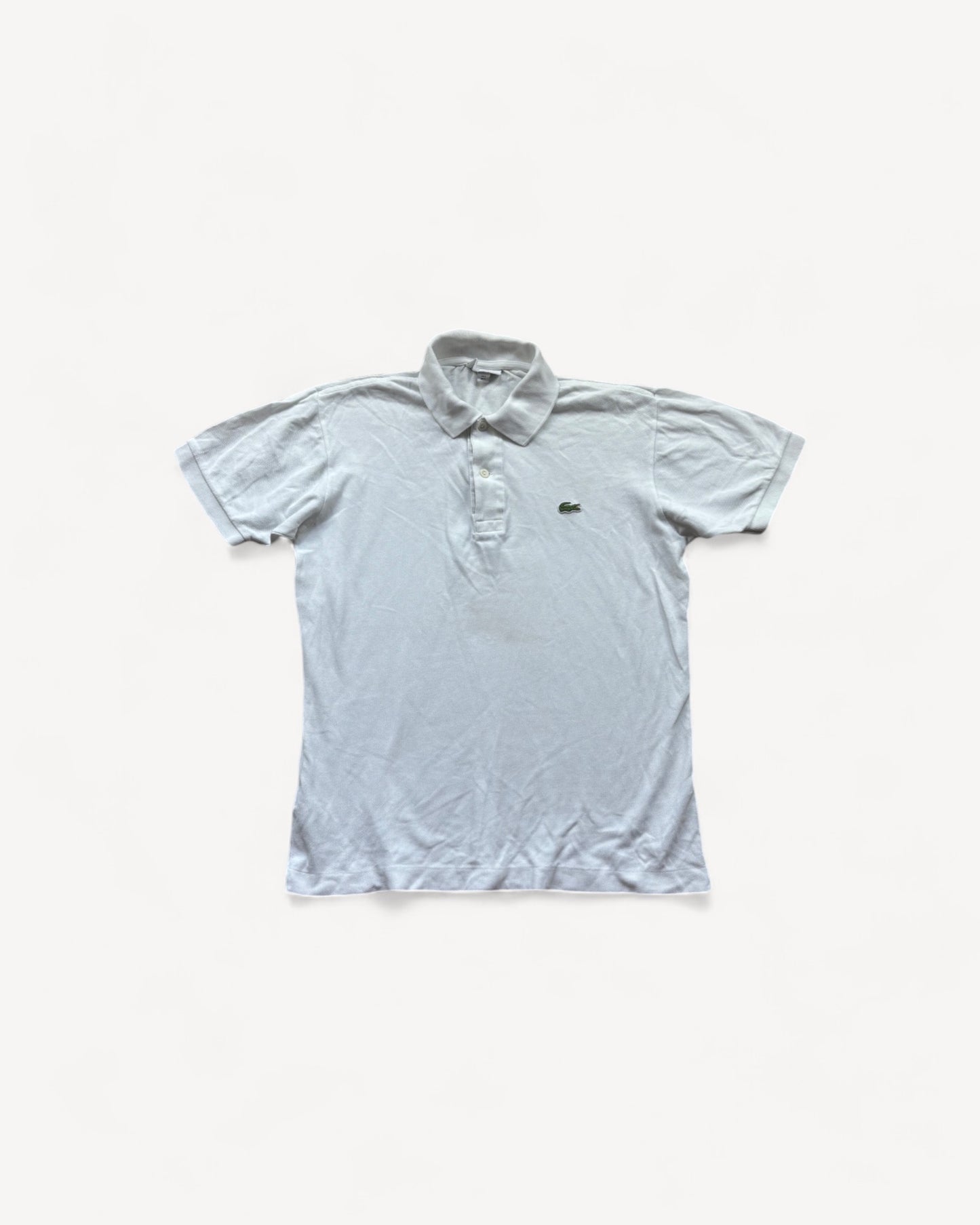 LACOSTE POLO SHIRT WHITE (S)