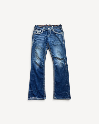 ROCK REVIVAL JEANS W32 L34 #RR22