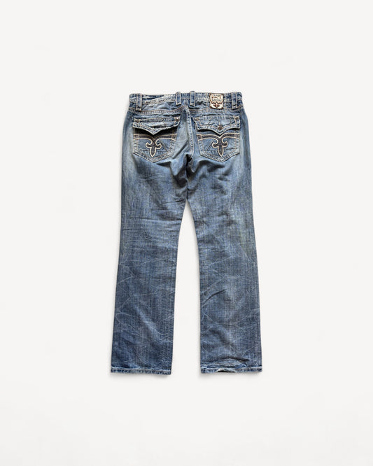 ROCK REVIVAL JEANS W36 L32 #RR14