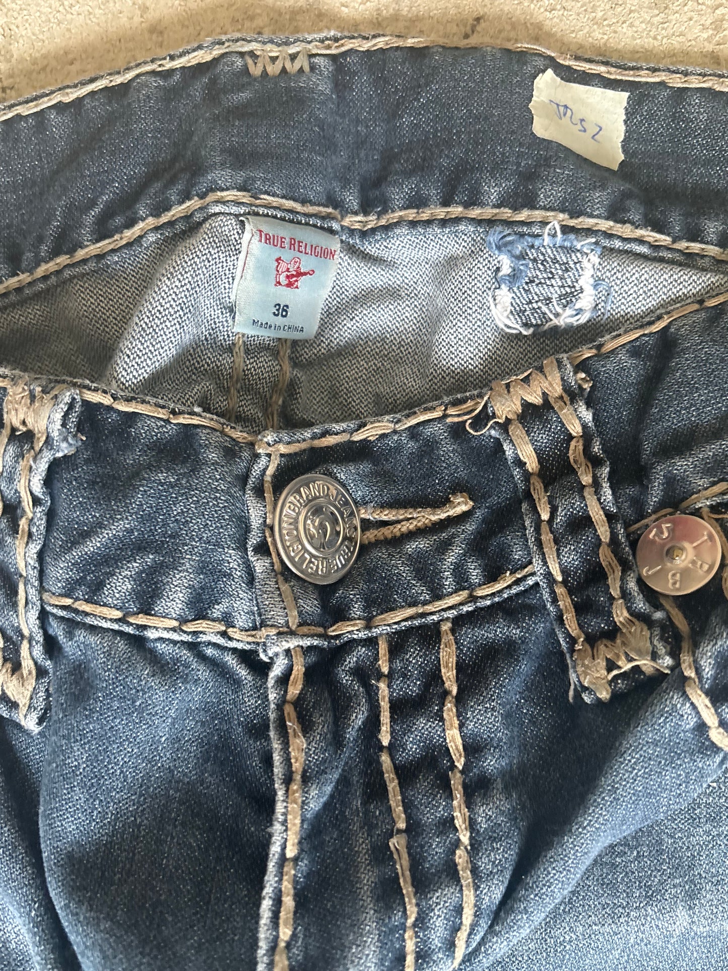 TRUE RELIGION JEANS W36 L34 #TR52