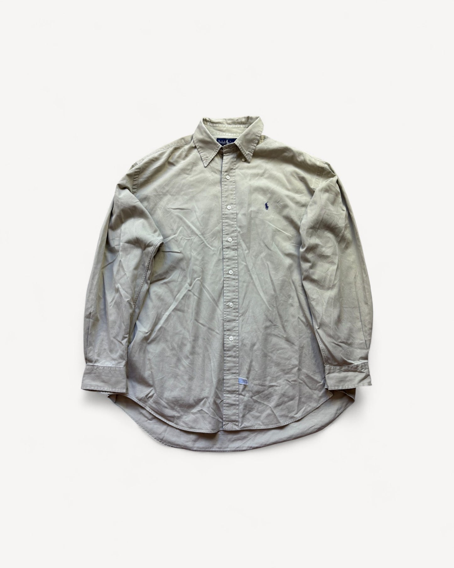 RALPH LAUREN SHIRT BEIGE (L)