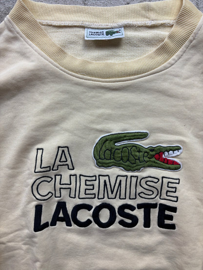 LACOSTE YELLOW SWEATER