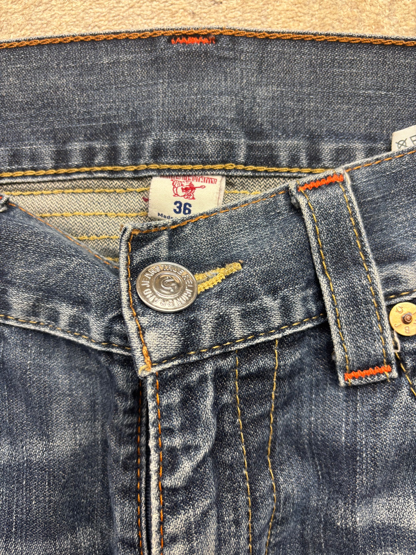 TRUE RELIGION JEANS W36 L34 #TR36