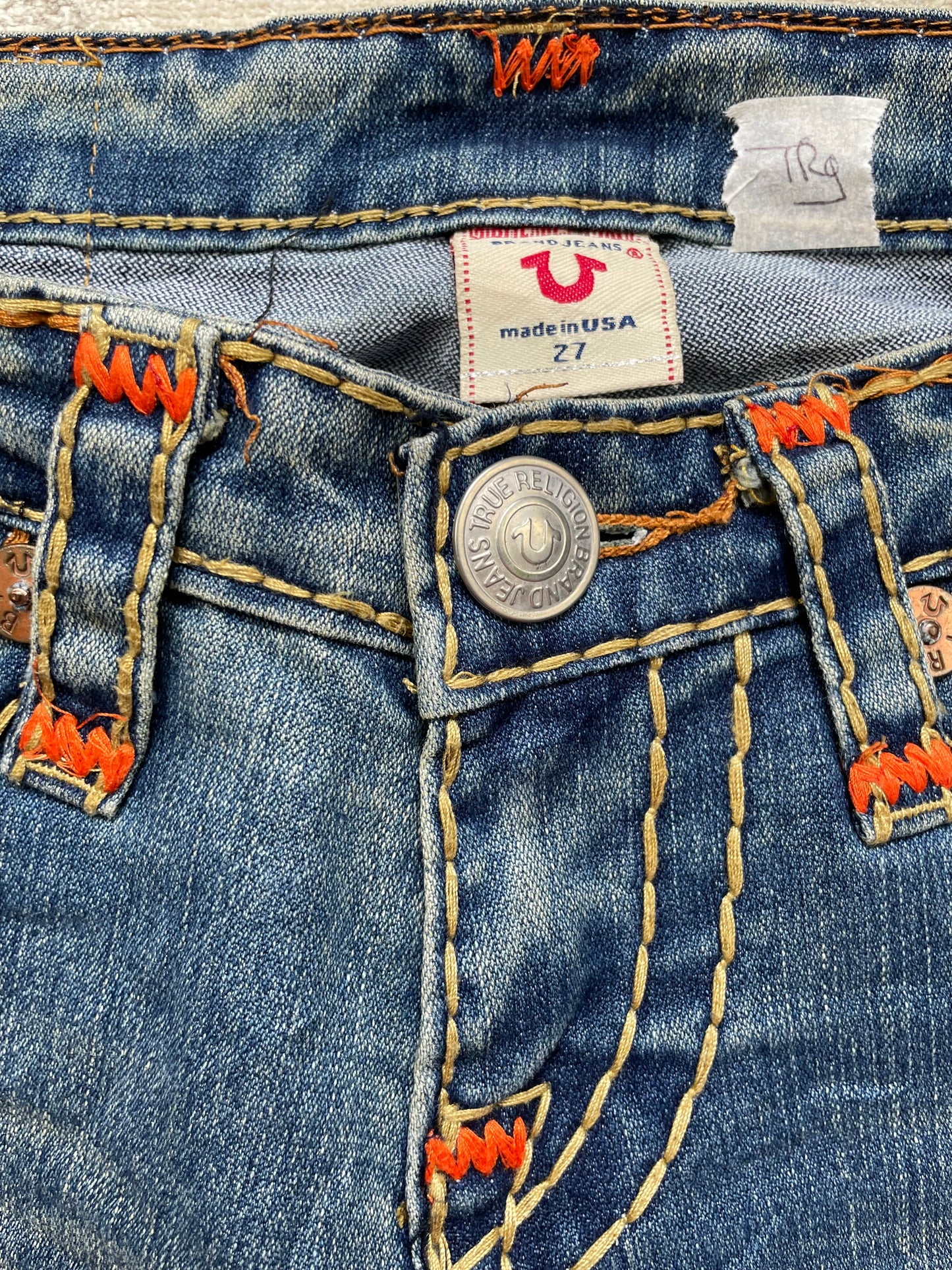 TRUE RELIGION JEANS W27 L32 #TR9