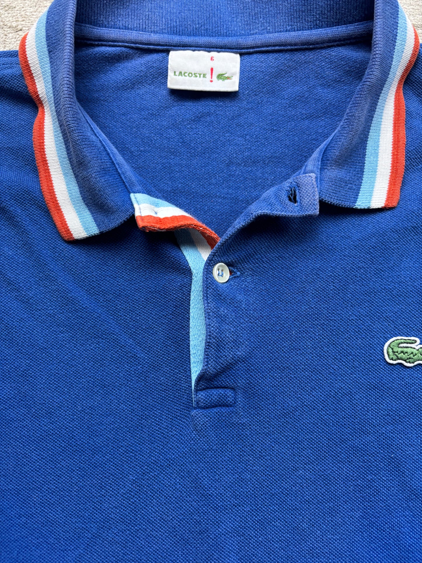 LACOSTE LONGSL. POLO SHIRT BLUE (L)