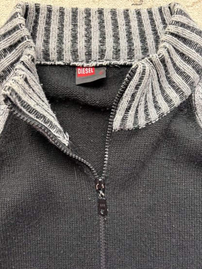 DIESEL ZIP UP KNIT (L)