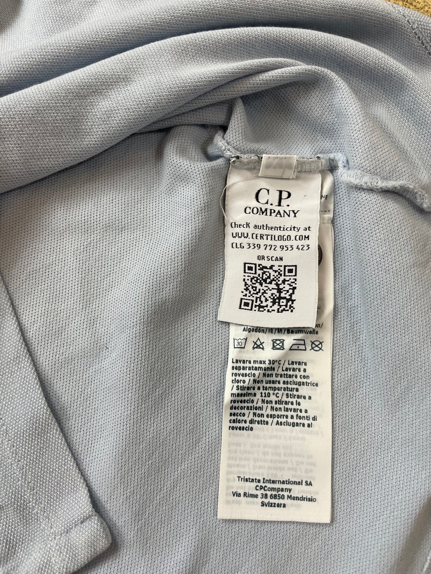 CP COMPANY POLO SHIRT (XL)