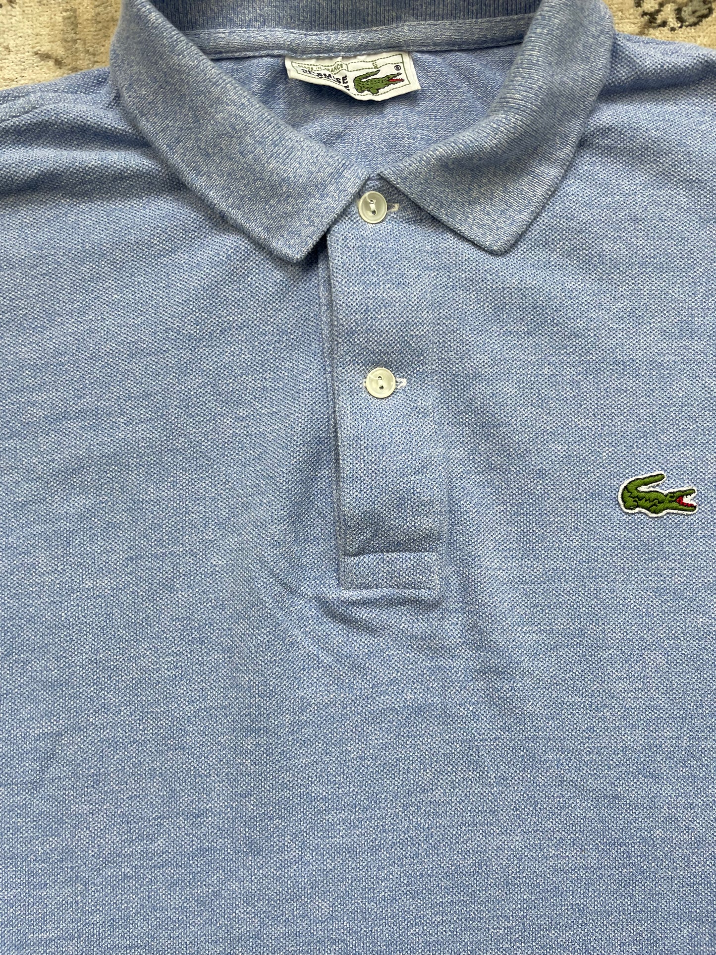 LACOSTE POLO LONGSL. SHIRT BLUE (L)