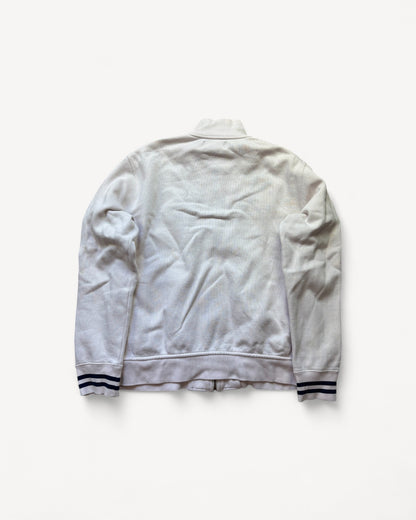 RALPH LAUREN WHITE ZIP UP HOODIE (L)
