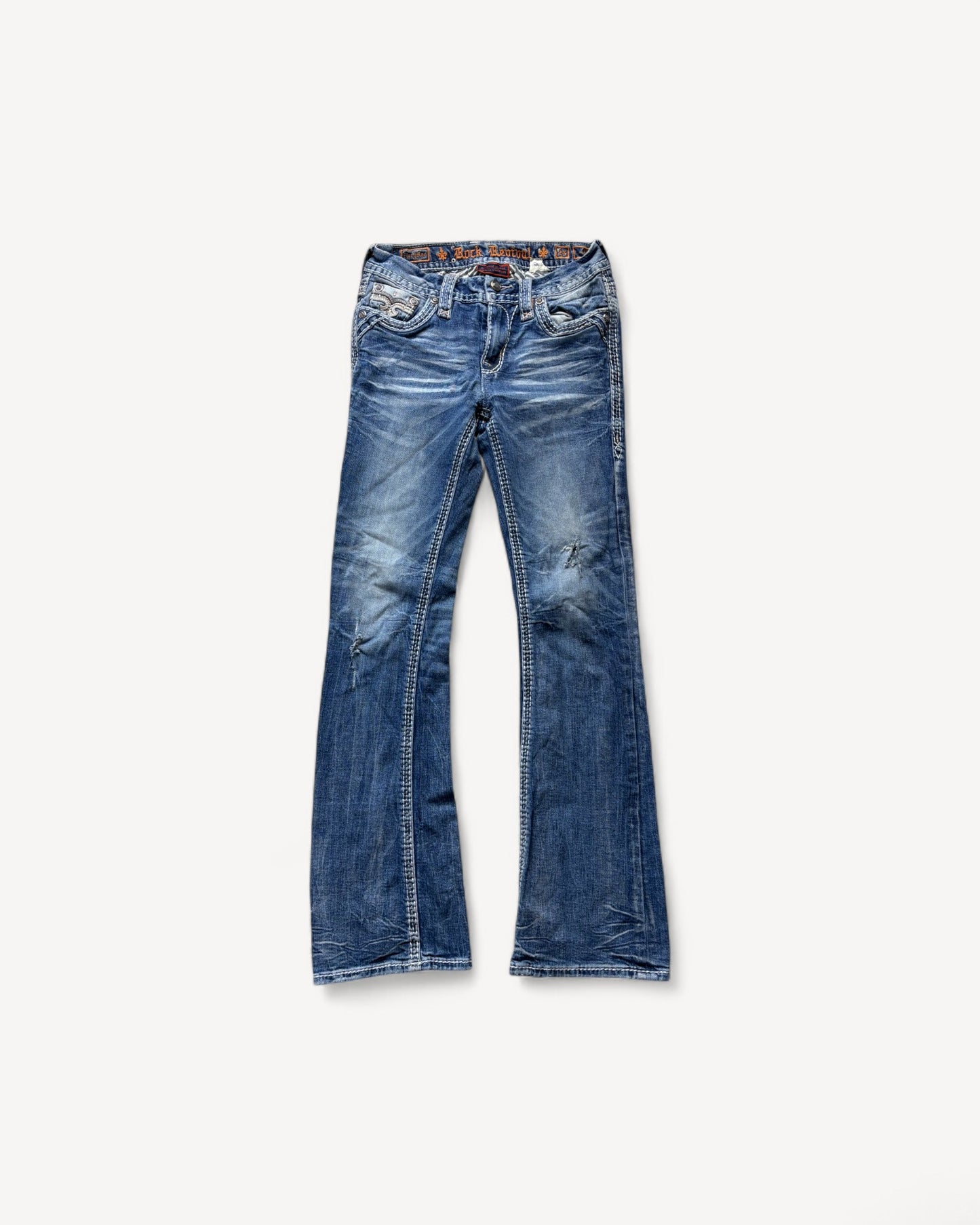ROCK REVIVAL JEANS W25 L32 #RR1