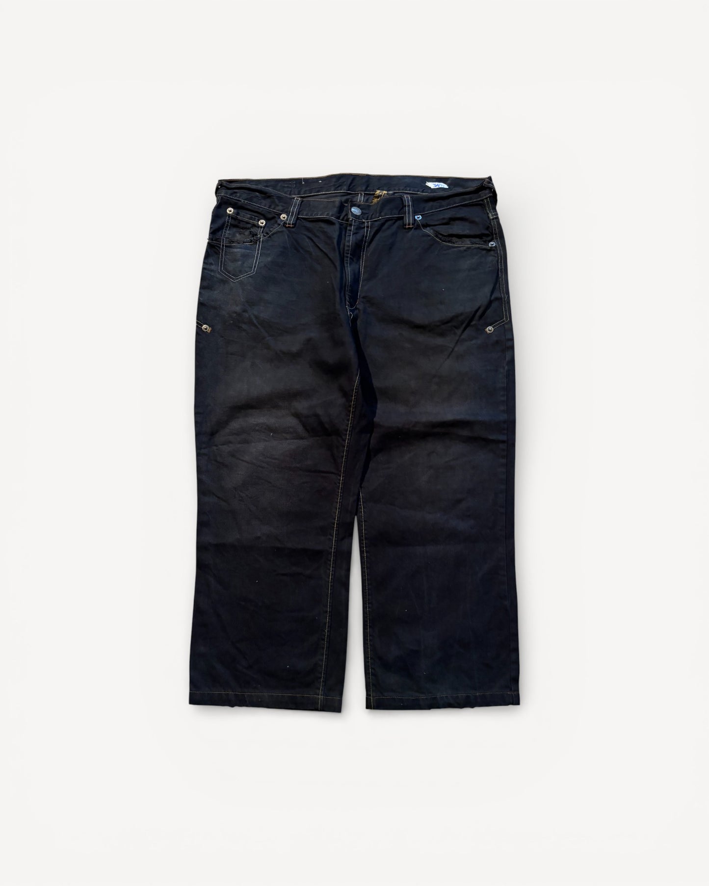 JAPANESE EMBROIDERED DENIM W38 L32 #JAP17