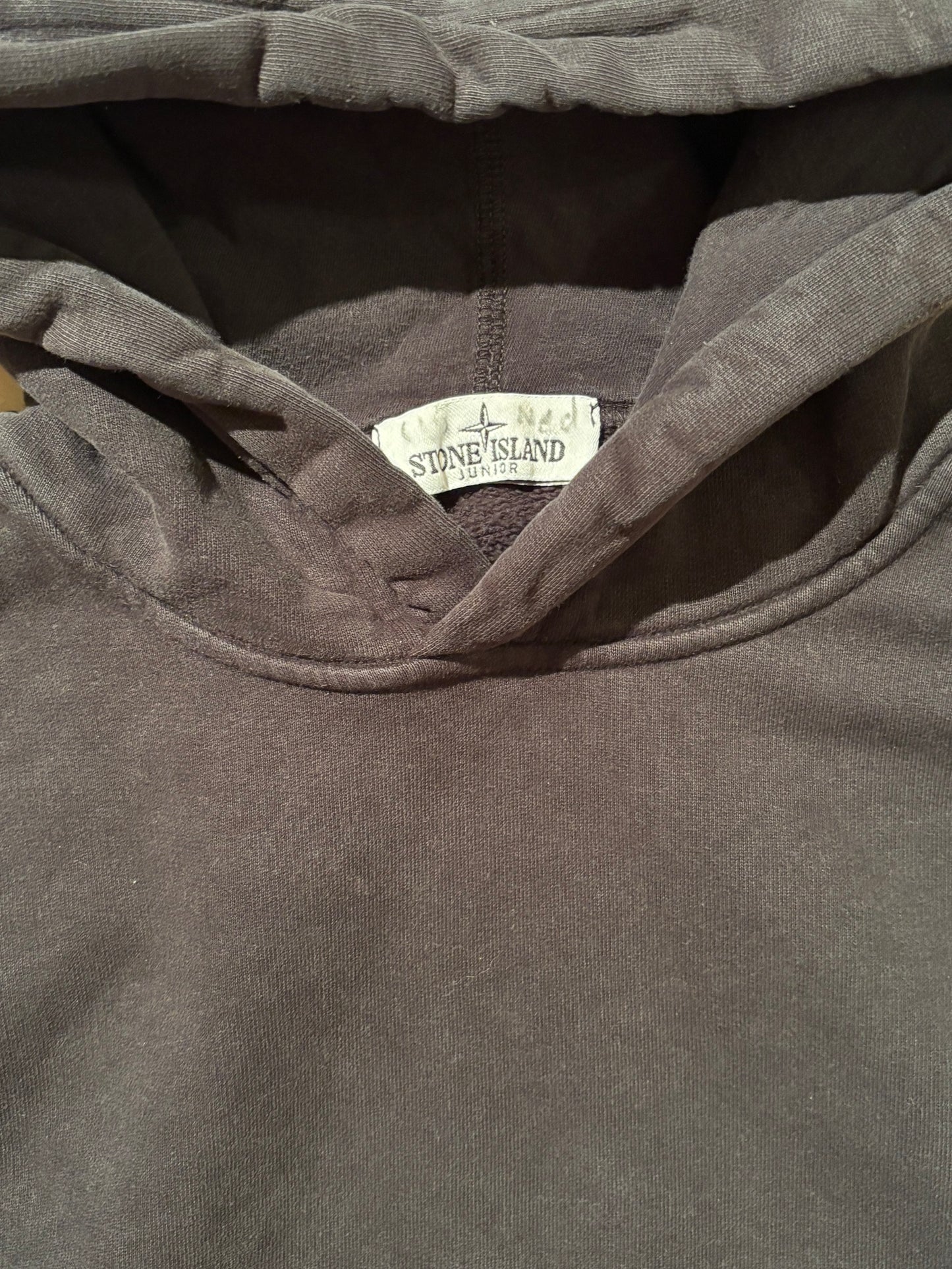 STONE ISLAND BLACK HOODIE (S)