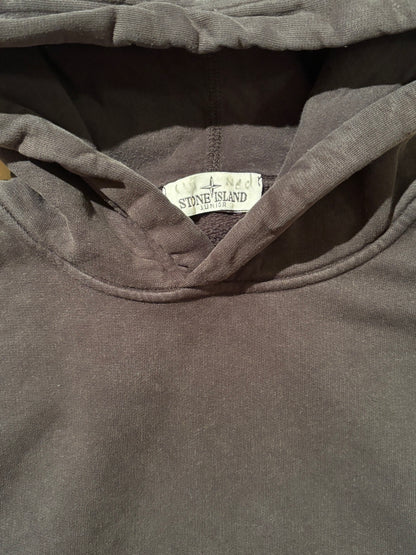 STONE ISLAND BLACK HOODIE (S)