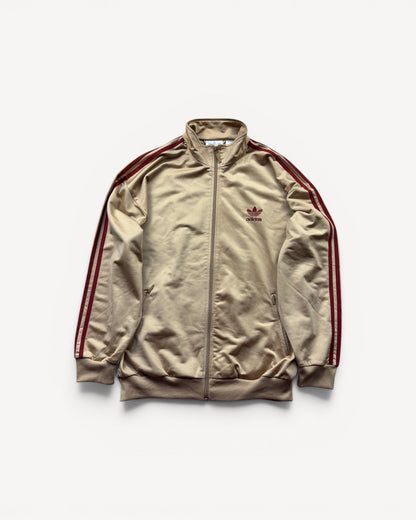ADIDAS BEIGE ZIP UP VEST (L)