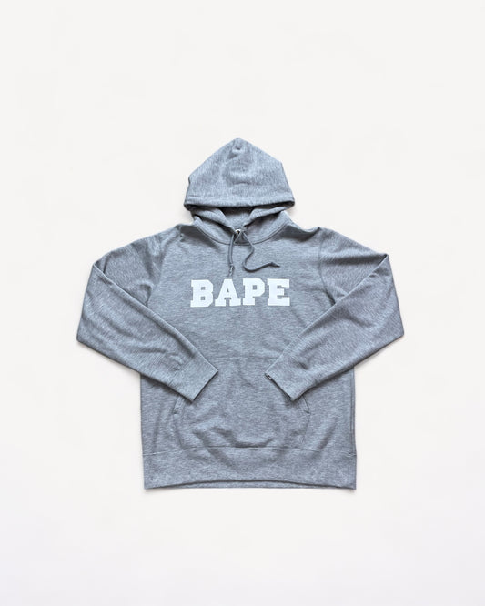 BAPE GREY HOODIE (L)