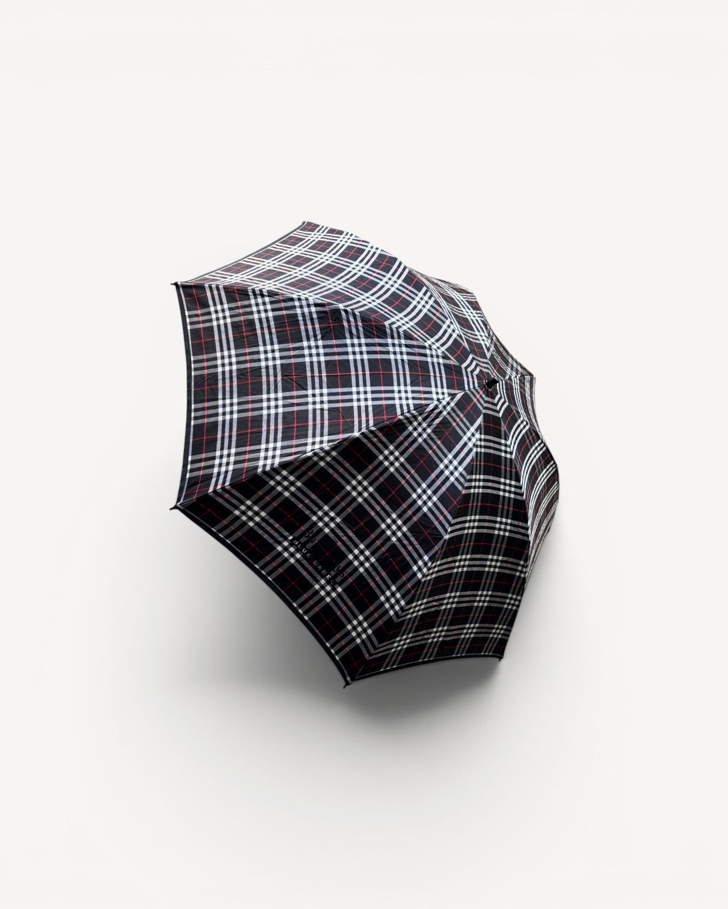 BURBERRY BLACK MONOGRAM UMBRELLA