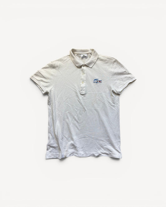 LACOSTE POLO SHIRT WHITE (S)