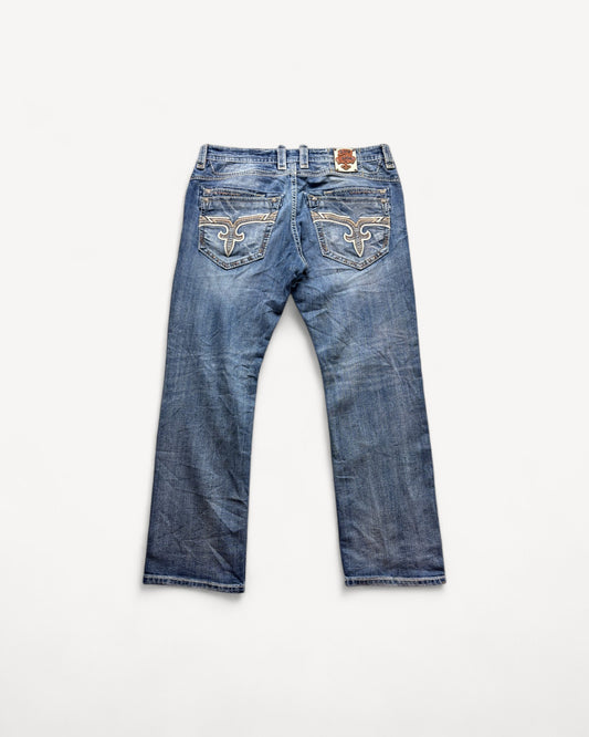 ROCK REVIVAL JEANS W38 L32 #RR40