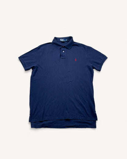 RALPH LAUREN POLO SHIRT NAVY (L)