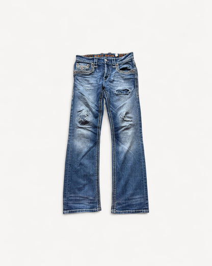 ROCK REVIVAL JEANS W32 L32 #RR12