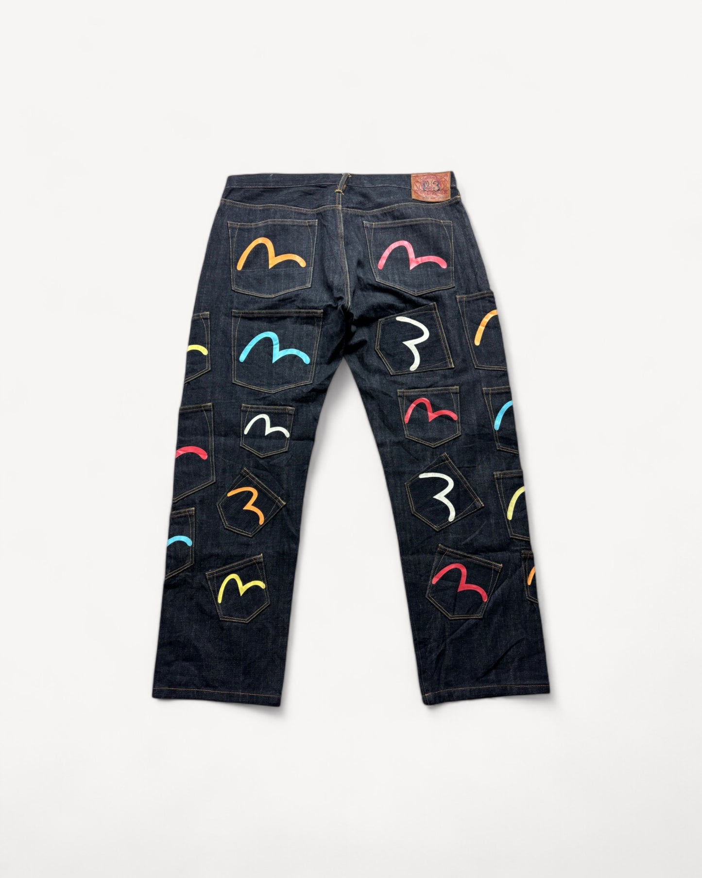 EVISU MULTIPOCKET JEANS W38 L32 #EVD4