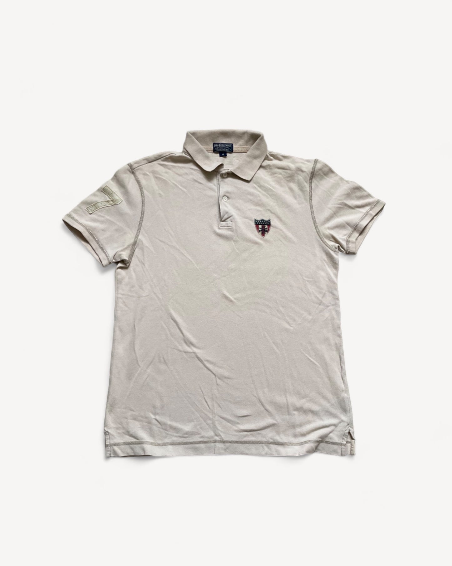 RALPH LAUREN POLO SHIRT CREME (M)