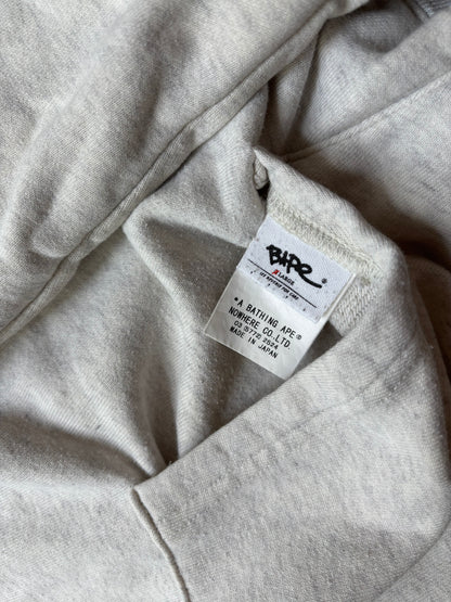 BAPE GREY REVERSIBLE HOODIE (L)