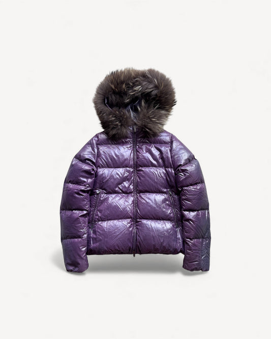 DUVETICA PURPLE WOMEN PUFFER JACKET (M)