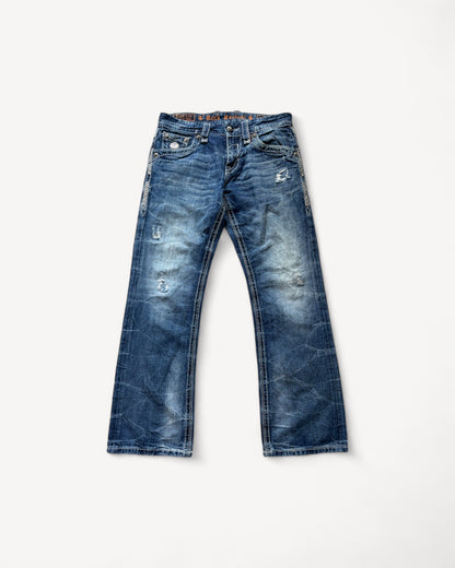 ROCK REVIVAL JEANS W30 L32 #RR5