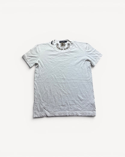DOLCE & GABBANA WHITE T-SHIRT (S)