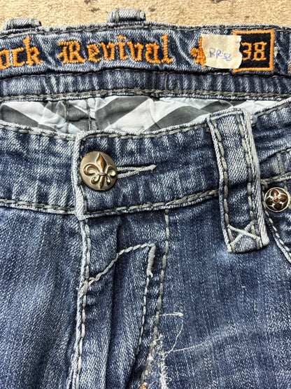 ROCK REVIVAL JEANS W38 L34 #RR33
