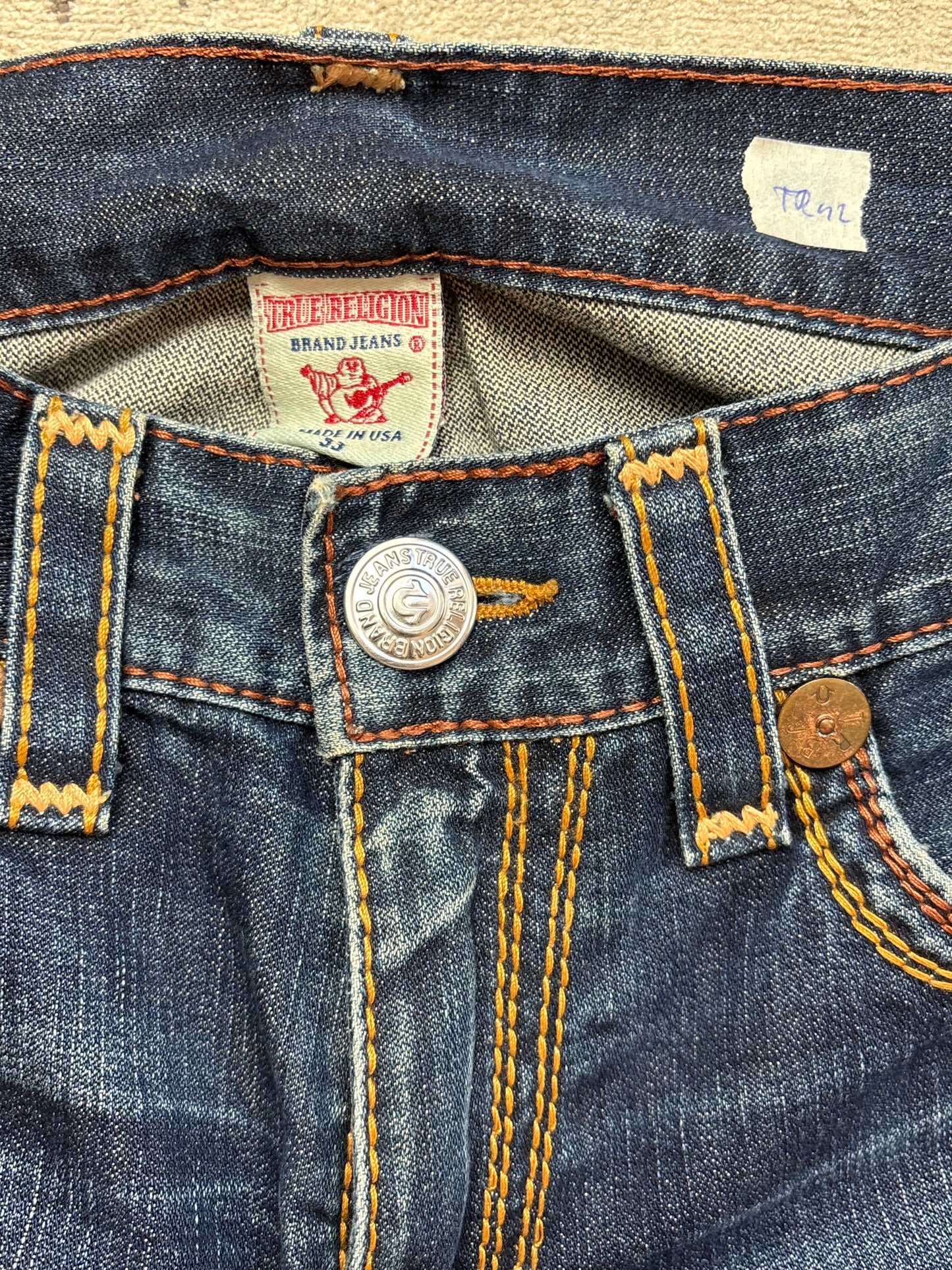 TRUE RELIGION JEANS W33 L32 #TR42