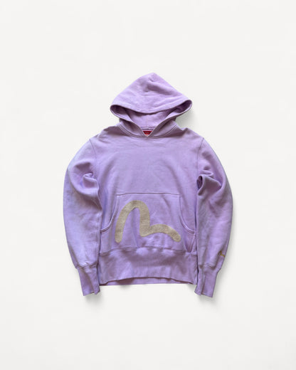 EVISU PURPLE HOODIE (L)