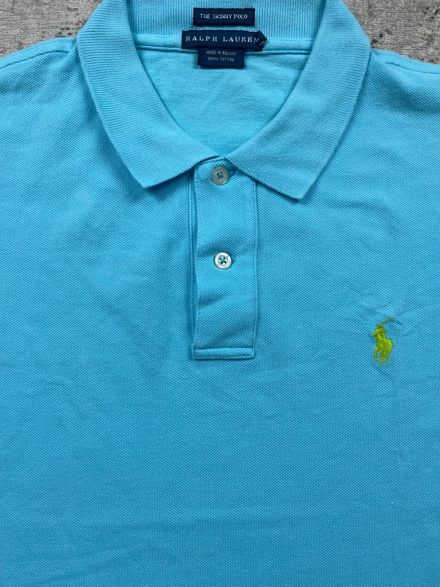 RALPH LAUREN POLO SHIRT BLUE (S)