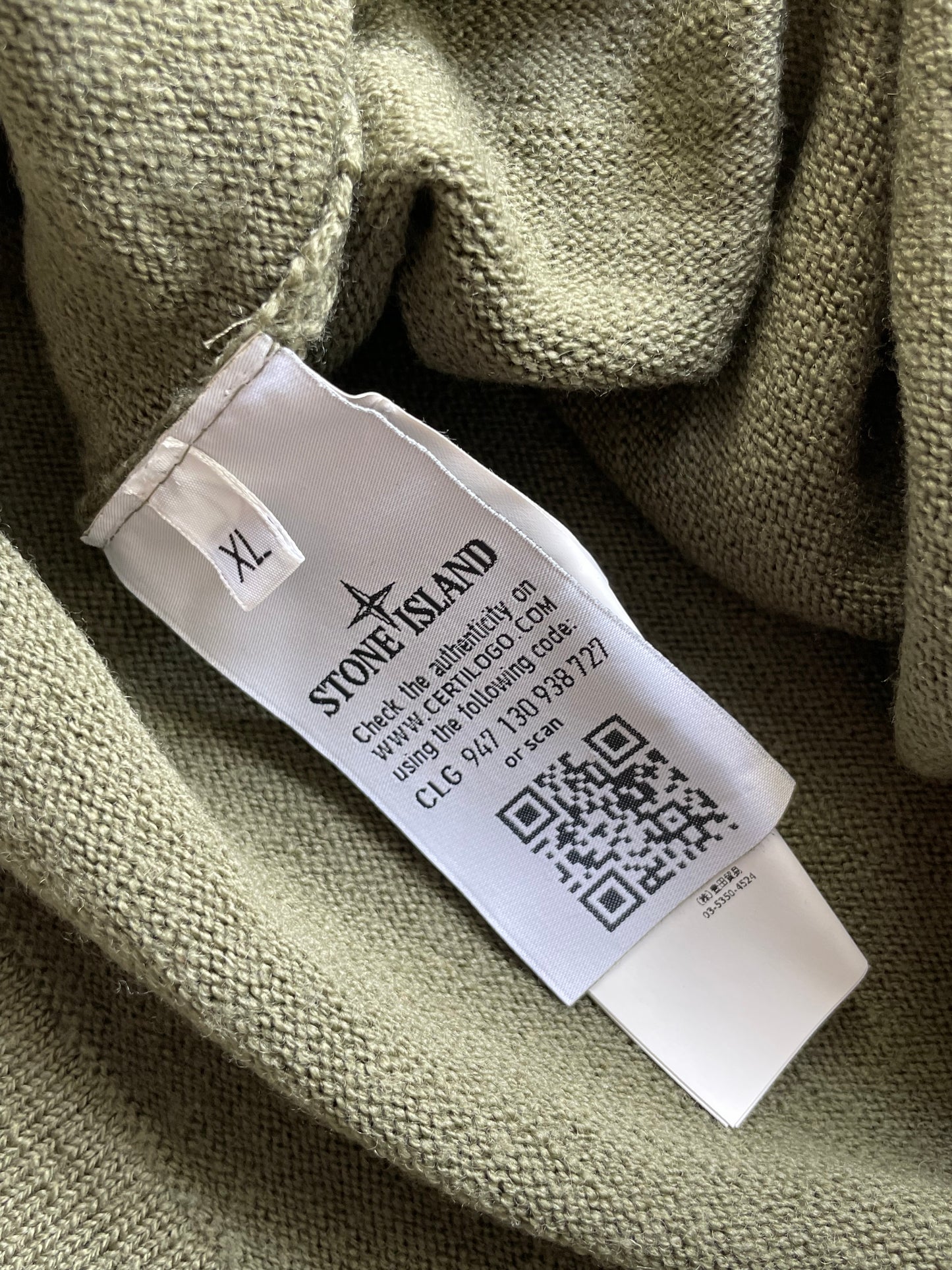 STONE ISLAND ROLEX GREEN KNIT (L/XL)