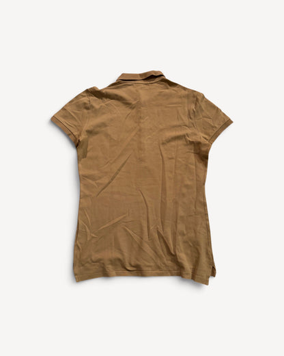 RALPH LAUREN POLO SHIRT BEIGE (S)