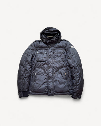 MONCLER BLACK PUFFER JACKET (S/M)