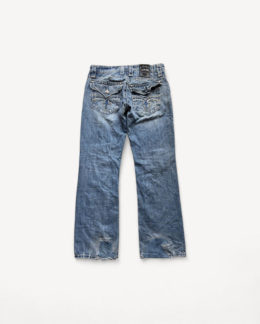 ROCK REVIVAL JEANS W32 L32 #RR14