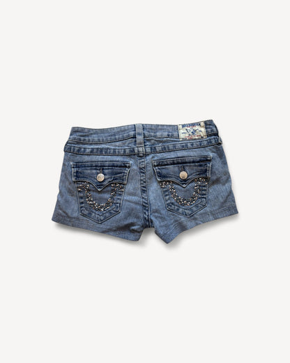 TRUE RELIGION HOT PANT W27 #S28