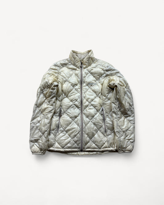 MONTBELL WHITE PUFFER JACKET (XS/S)