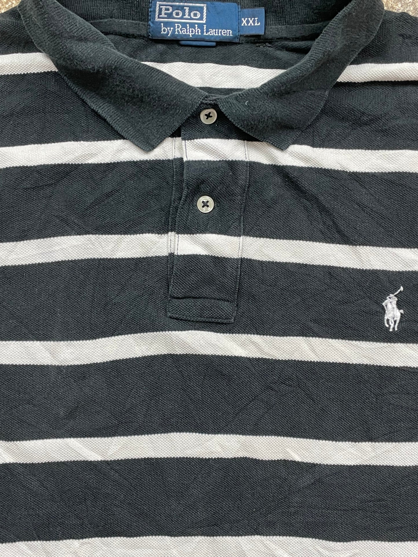 RALPH LAUREN POLO SHIRT BLACK (XL)